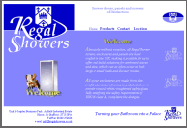 copywright, web authoring, regal showers